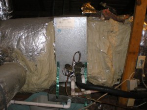 Faulty A/C installation